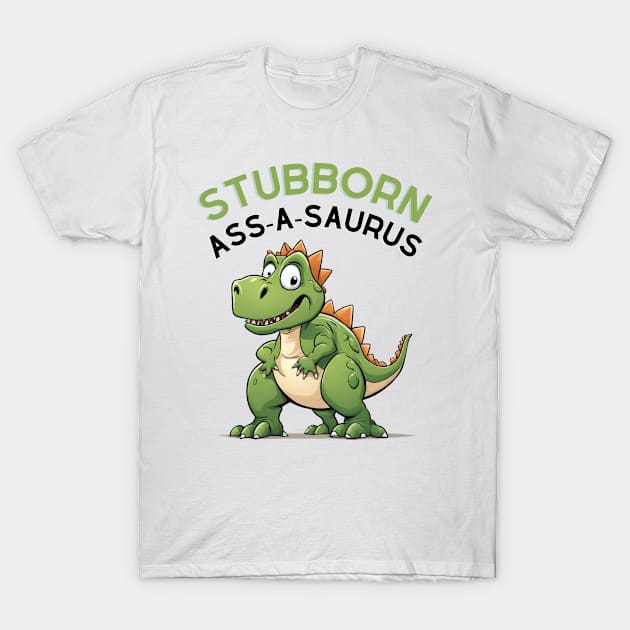 Funny Daddy Dinosaur Father's Day T-Shirt by Little Duck Designs